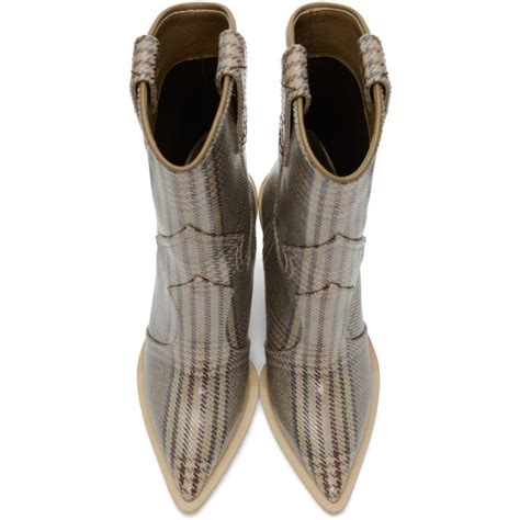 fendi force boots|fendi plaid cowboy boots.